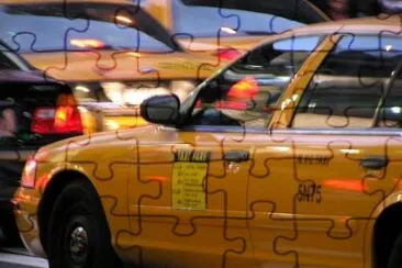 New York's yellow cabs jigsaw puzzle