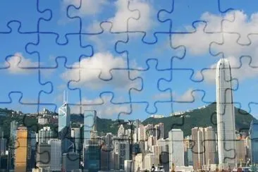 Hong-Kong harbor jigsaw puzzle