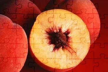 Autumn Red peach jigsaw puzzle