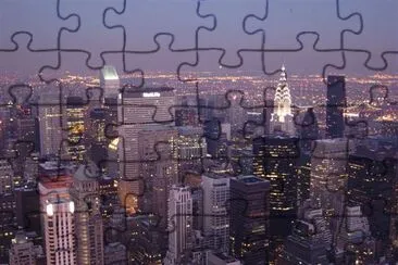 New York at night, New York, United States jigsaw puzzle