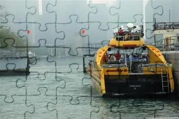 Chicago water taxi jigsaw puzzle