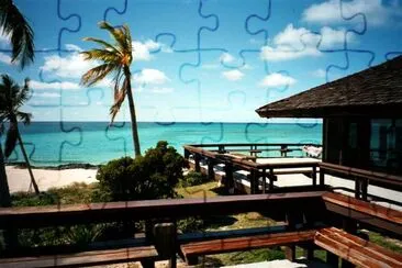 House on Chop Cay, Bahamas jigsaw puzzle