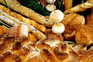 Bread jigsaw puzzle