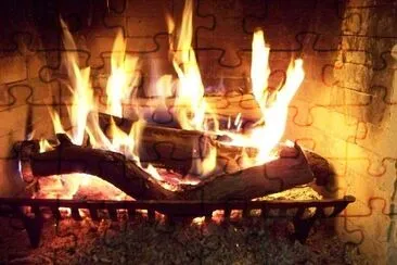 Fireplace jigsaw puzzle