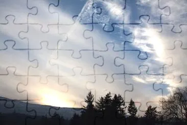 Clouds and Sunset jigsaw puzzle