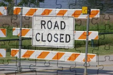 Road Closed jigsaw puzzle