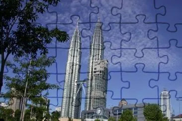 The Petronas Towers, Kuala Lumpur, Malaysia jigsaw puzzle