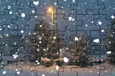 Snow jigsaw puzzle