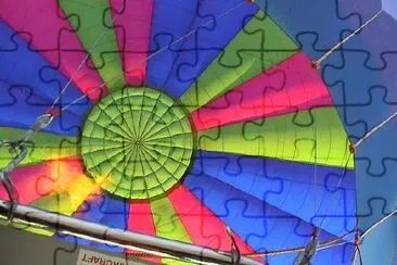 Hot air balloon jigsaw puzzle