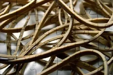 Rubber bands jigsaw puzzle