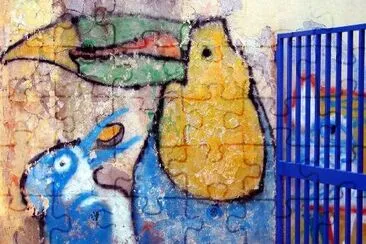 Graffiti de loros