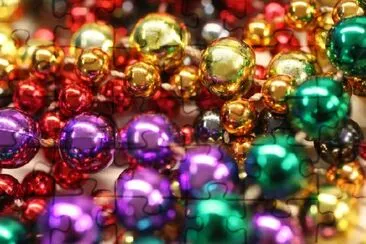 Mardi Grass Beads jigsaw puzzle