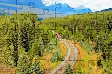 Canadian Pacific Freight Train jigsaw puzzle