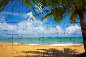 Tropic Beach View jigsaw puzzle