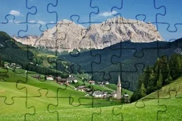 Village in the Dolomites, Italy jigsaw puzzle