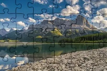 Mountain Range, Canmore, Alberta, Canada jigsaw puzzle