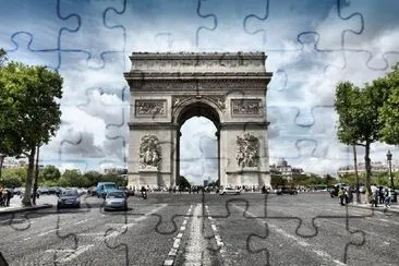 Triumphal Arch, Paris, France jigsaw puzzle