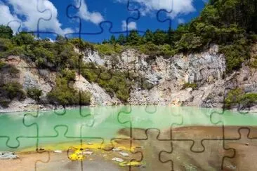 Wai-O-Tapu Geothermal Wonderland, New Zealand jigsaw puzzle