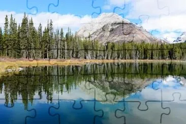 Reflection of Mount Buller, Australia jigsaw puzzle