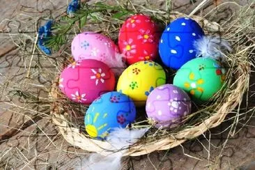 Easter Egg Nest jigsaw puzzle