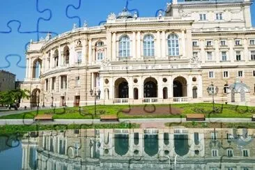 Public Opera Theater, Odessa, Ukraine jigsaw puzzle