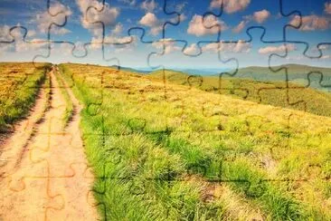 Mountain Hills Landscape Route, Bieszczady, Poland jigsaw puzzle