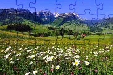 Landscape in Switzerland  jigsaw puzzle