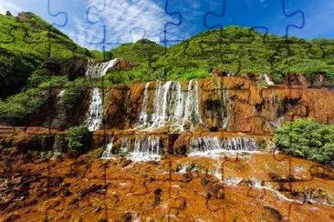 Cascata dorata di Jinguashi, Taiwan