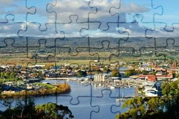 Launceston on the Tamar River, Australia jigsaw puzzle