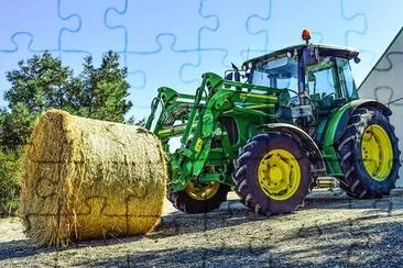 Tractor jigsaw puzzle