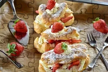 Strawberry Eclair jigsaw puzzle