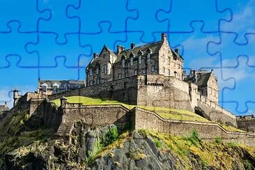 Scotland, Edinburgh Castle jigsaw puzzle