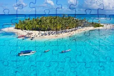 Johnny Cay In San Andres Island, Colombia jigsaw puzzle