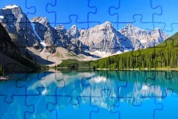 Lake Morraine, Banff National Park, AB jigsaw puzzle