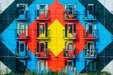 Colorful Building jigsaw puzzle