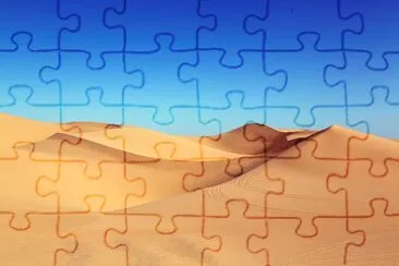 Desert Under Blue Sky jigsaw puzzle