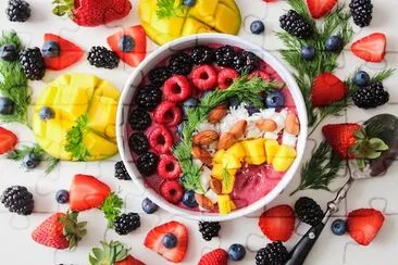 Fruity Healthy Colorful Dessert jigsaw puzzle