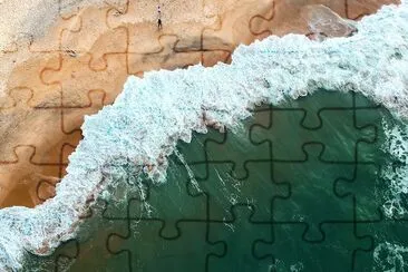 Sea Waves Aerial View jigsaw puzzle