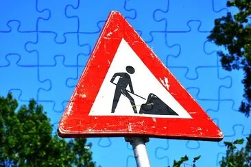 Construction Sign jigsaw puzzle