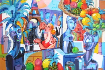 Restaurant in Paris jigsaw puzzle