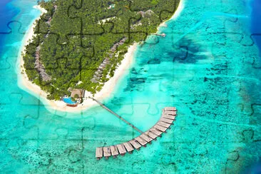 Tropical Island - Maldives jigsaw puzzle