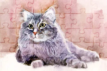 Cat Illustration jigsaw puzzle