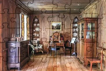 The Texas Room at Bayou Bend mansion jigsaw puzzle