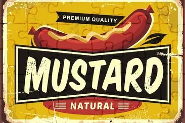 Premium Quality Mustard ad jigsaw puzzle