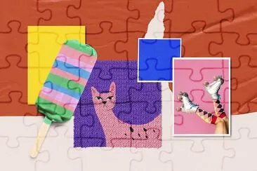 Funky Collage jigsaw puzzle