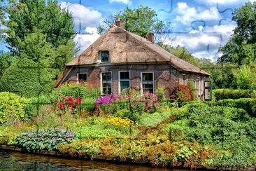 Huisje in Giethoorn jigsaw puzzle