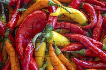 Hot Peppers - Fresh Chili jigsaw puzzle