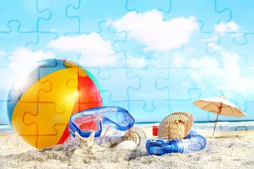 Fun Beach Accessories jigsaw puzzle