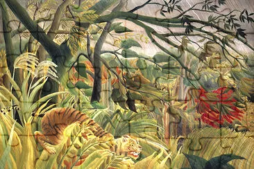 Tiger in a Tropical Storm (1891)  jigsaw puzzle