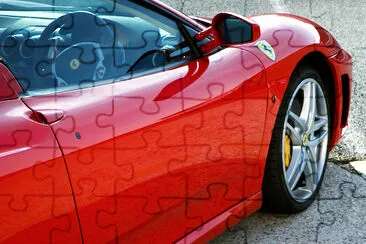 Ferrari sports car jigsaw puzzle